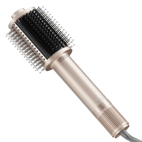 TYMO Cepillo Secador de Pelo, Cepillo Ligero de Aire Caliente para Secador y Voluminizador en Uno, 5 en 1 Peine Eléctrico con Motor Turbo, Secado Rápido y Suave, Alisar, Rizar, Crear Volumen