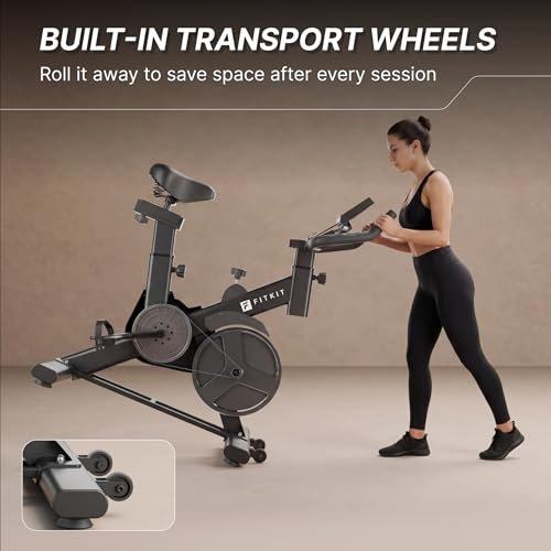 Fitkit FK8001 Spin Bike 130 kg Black - Image 8