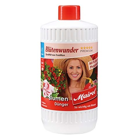 Eva Shop® Mairol Premium Blumendünger Blütenwunder Liquid 1000ml Mineralischer Universal-Dünger Cover