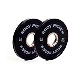 BODYPOWER 2.5Kg Solid Rubber Olympic Weight Plates (x2)