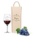 Produktbild FORYOU24 Weinglas mit Gravur Name personalisiert mit Weinkiste Motiv Vintage Geschenk Weihnachten, Geburtstag