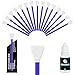 AYESY Full Frame Sensor Cleaning Swab,15pcs 24mm Cleaning Swabs & 10ml Sensor Cleaner, DSLR SLR Digital Camera Sensor Cleaning Swab for Reflex and Mirrorless Digital Camera CCD and CMOS Sensors