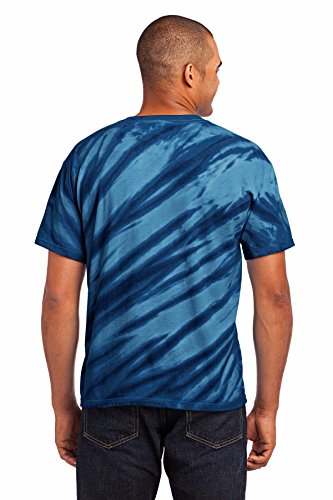 Port & Company Men's Essential Tiger Stripe Tie Dye Tee2