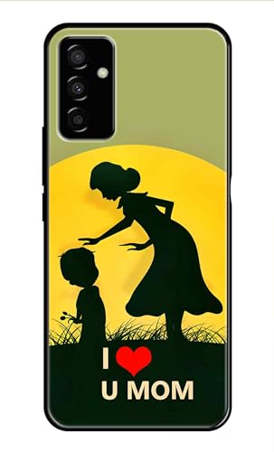 Image of Metal TPU Printed Back Cover for Samsung Galaxy M23 5G (Love U Mom) 360 Degree Protection | Camera Protection -25092024(AR)