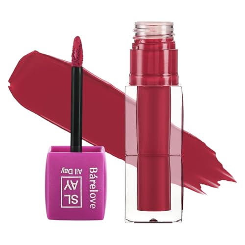 Image of BARELOVE SLAY All Day Non-Drying Liquid Lipstick for Women with Matte Finish One Swipe Application | Highly Pigmented |Smooth Glide Formula | Long Lasting | Transferproof | 12 ml | 836-ROSE AMBER