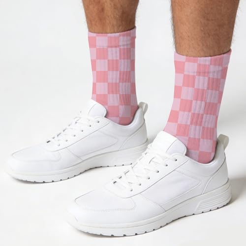 Image of Checkered Socks, Cute Socks for Women for Travel, Running, Daily