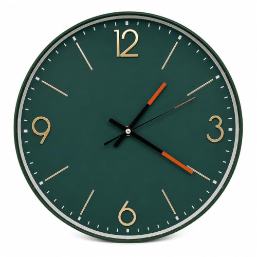 Grande horloge murale design noir mat JRose Collections épurée
