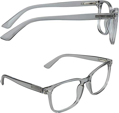 Image of Vintage Square Progressive Multifocal Presbyopic Glasses, Anti-Blue Light Glasses for Men Women Readers (+0.50 /+2.75 Magnification)