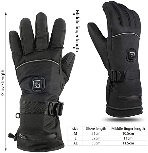 Gants chauffants électriques cyclisme pêche randonnée mixte USB