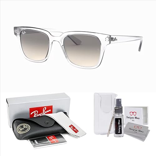 Ray-Ban RB4323 Square Sunglasses for Men for Women +BUNDLE with ACCESSORY EYEWEAR KIT2