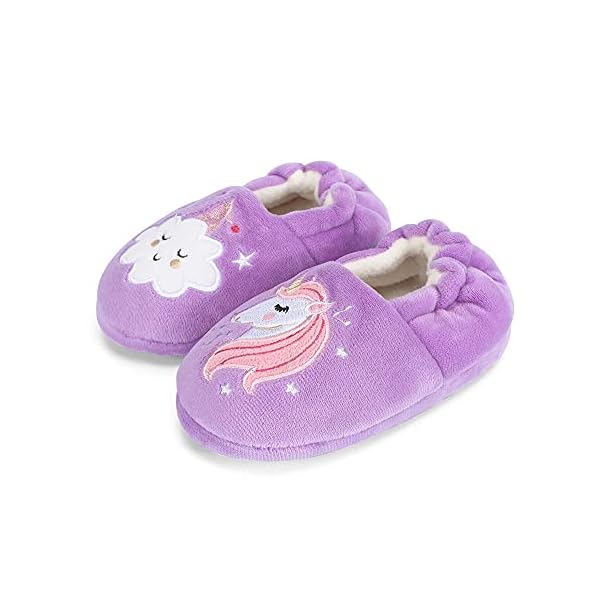 Winter Slippers For Girls Cartoon Animal Slippers Toddler Warm Plush House Shoes Little Kids Home Slippers