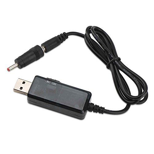 Image of USB Boost Cable 5V Step Up to 9V 12V Adjustable Voltage Converter 1A Step-up Volt Transformer DC Power Regulator with Switch EU