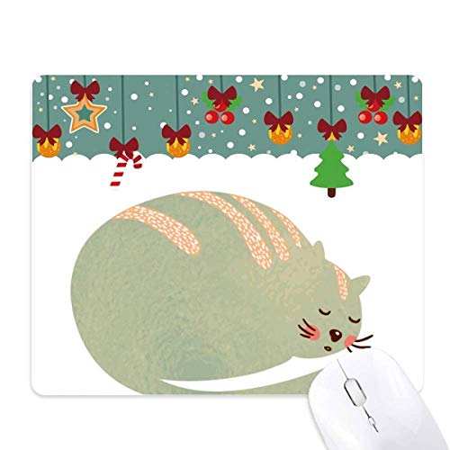 Tapis de souris anti-glisse Sleepy en caoutchouc motif aquarelle d'animal
