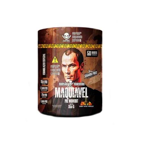 Pré Treino Maquiavel Mansão Maromba Sabor Frutas Tropicais 350g Shark Pro