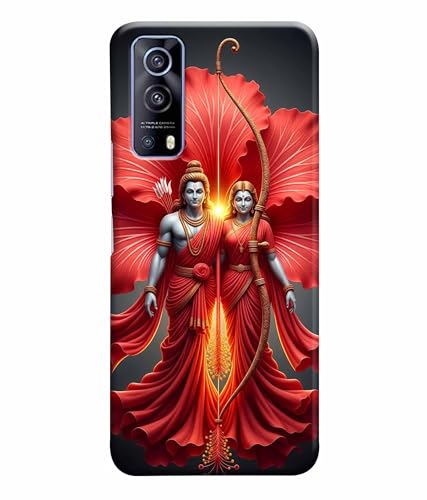 Image of Lord Ram with Sita MATA Printed Hard Back Case Cover & Compatible for Vivo iQOOZ3 5G / Vivo Z3 5G (Multicolor) - D1806