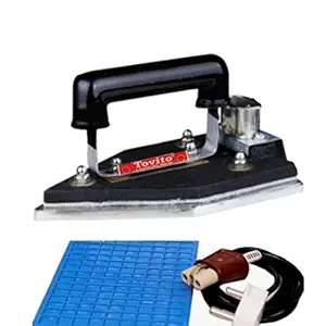 Tovito 5.5kg Industrial Laundry Electric Press for Laundry, Tailors, Drycleaners, Gross Heavy Weight 5.5kg, with Free pluck and wire