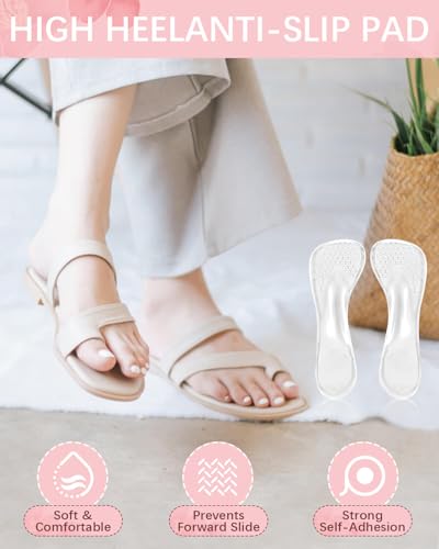 2 pares de plantillas gel para tacones altos para mujer miniatura 6