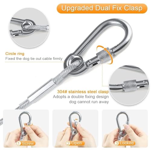 Image of Heavy Duty Steel Wire for Clothes Drying Rope with Hooks | Strong Steel Clothesline for Balcony, Bathroom, Travel & Camping | Rust-Resistant Durable Cloth Line for Indoor & Outdoor Use (5 Meter)