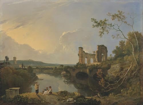 Impression d'affiches paysage italien sur toile de qualité musée 60x90cm