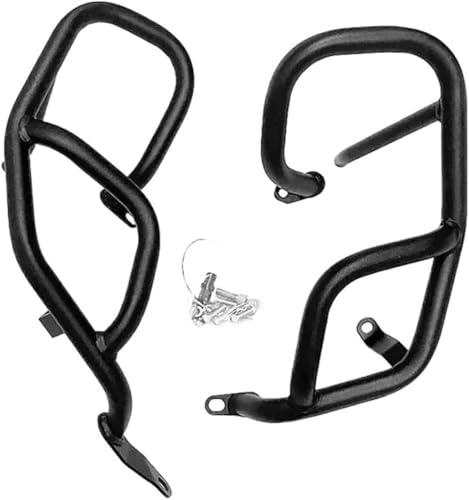Barre de protection pour moto contre les fissures de carter noir