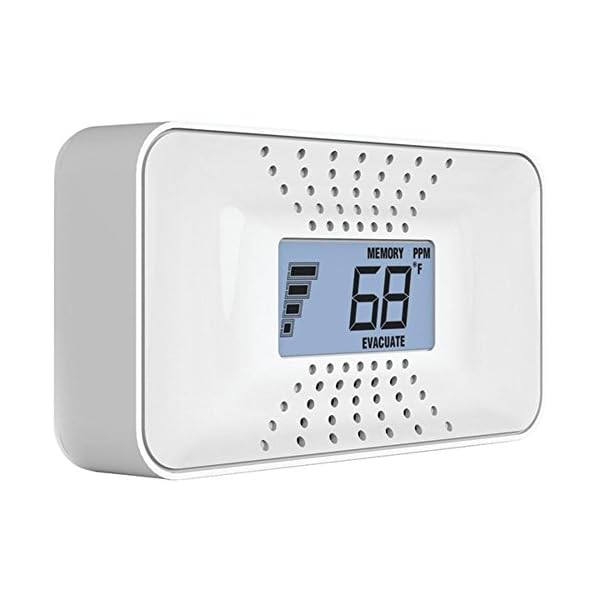 First Alert CO710 Carbon Monoxide Detector with 10-Year Battery and Digital Temperature Display , White