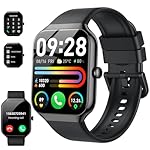 Smart Watch for Men Women(Answer/Make Call), 2025 New Smartwatch 1.96" HD Fitness Watch with 110+ Sport Modes, Heart Rate, Sleep Monitor, Pedometer, IP68 Waterproof Activity Tracker for Android iOS