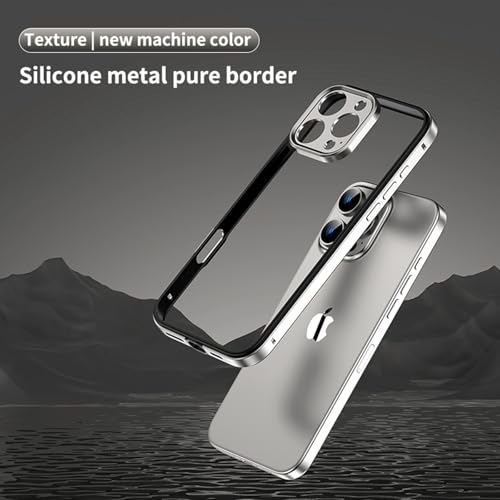 Coque antichoc iPhone 15 Pro Max LUVI protection cadre métal - 3