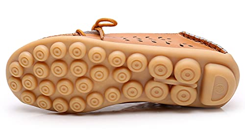 Image of VenusCelia Women's Breathable Comfort Walking Office Flat Loafer