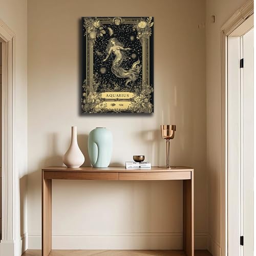 Lienzo de Acuario vintage de 50x70 cm para decoración de pared retro 2