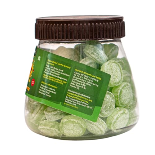 Image of CandyVille Frootfab Kachcha Mango Candy Jar (400 Gm) | Kachi Keri | Kaccha Aam | Raw Mango Flavoured Candy