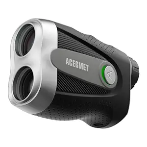 Golf Rangefinder, ACEGMET Golf Rangefinder with Slope ON/Off, Flag Lock Pulse Vibration Range Finder 650 Yd Range Finder Golfing USB Charging, 6X Magnification Golf Accessories for Men