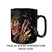 Morphing Mugs A Nightmare On Elm Street – Welcome to My Nightmare – Freddy Krueger Heat Sensitive Clue Mug – Full image revealed when HOT liquid is added - 16oz Large Drinkware