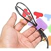 Summerbrite 36 Stück Kabeletiketten, Mehrfarbig Beschreibbar, Kabel
