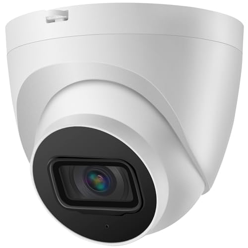 OHBET DahuaSecurity 4K 8MP PoE IP Dome Camera Outdoor AI Turret Camera