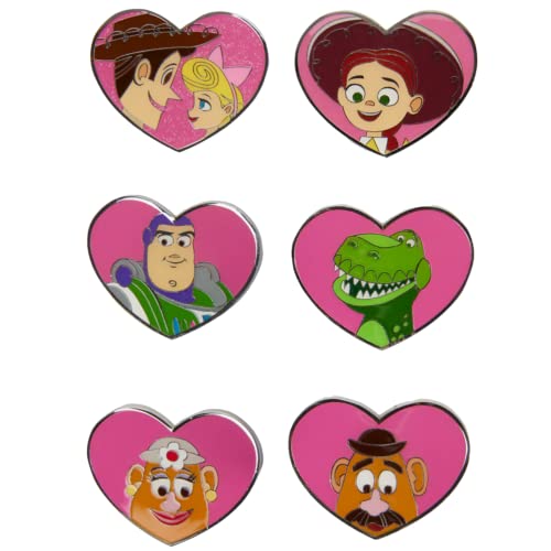Loungefly Toy Story Blind Box Collectible Heart-Shaped Enamel Pins, Individually Boxed Novelty Character Pins, Characters May Vary, Includes Only One Pin, 1.5 Inches
