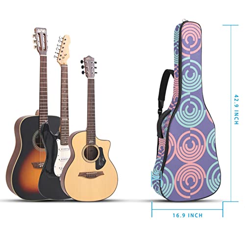 Étui de protection rembourré pour guitare acoustique classique Motif géométrique, Multicolore 01., 42.9×16.9×4.7 in… - Les Beatles, Paul McCartney, John Lennon, RIngo Starr, George Harrison Étui de protection rembourré pour guitare acoustique classique Motif géométrique, Multicolore 01., 42.9x16.9x4.7 in… – Image 6