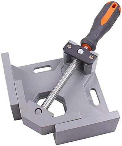 Aluminum Single Handle 90 Degree Right Angle Clamp Angle Clamp Woodworking Frame Clip Right Angle Folder Tool