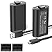 YCCSKY Controller Battery Pack for Xbox One/Xbox Series X|S, 2 X 1200mAh Rechargeable Battery Pack Play and Charge Kit for Xbox One X/S