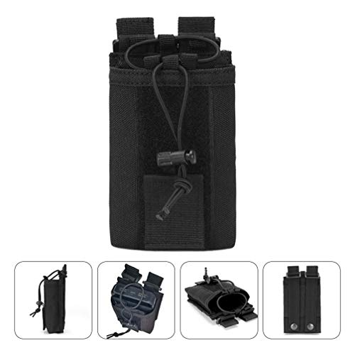 ARTIBETTER 2PCS Molle Saco Titular Caso Rádio Rádio Interphone Walkie Talkies Universal Bolsa de Nyl