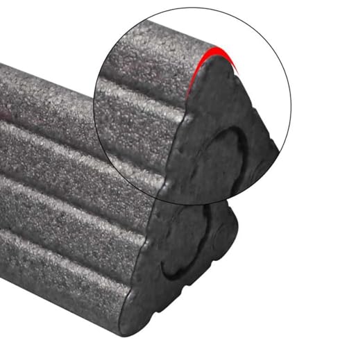 Bloque triangular de espuma alta densidad con columna removible para yoga y pilates 9.06x4.92x4.92 pulgadas miniatura 5