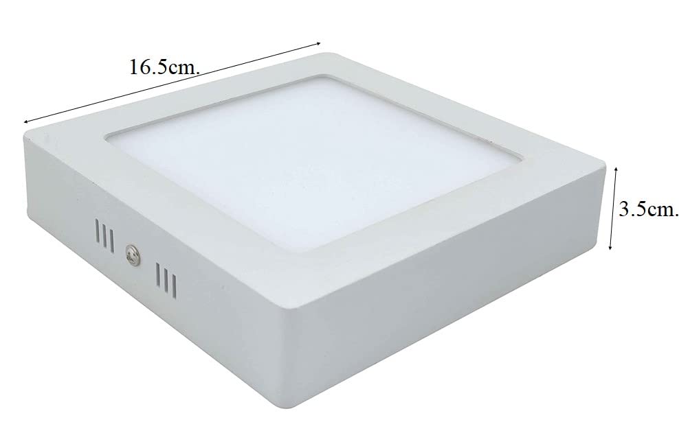 Image of 15Watts Surface Panel Square Light (Cool White - 6500K, Square)