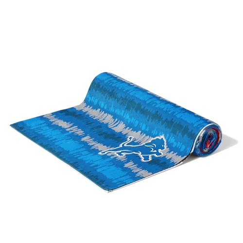 Image of Northwest NFL Detroit Lions Oversized Microfiber Beach Towel, 60 x 70 Inches - Quick Dry, Sand Resistant, Lightweight, Highly Absorbent, Shibori Design