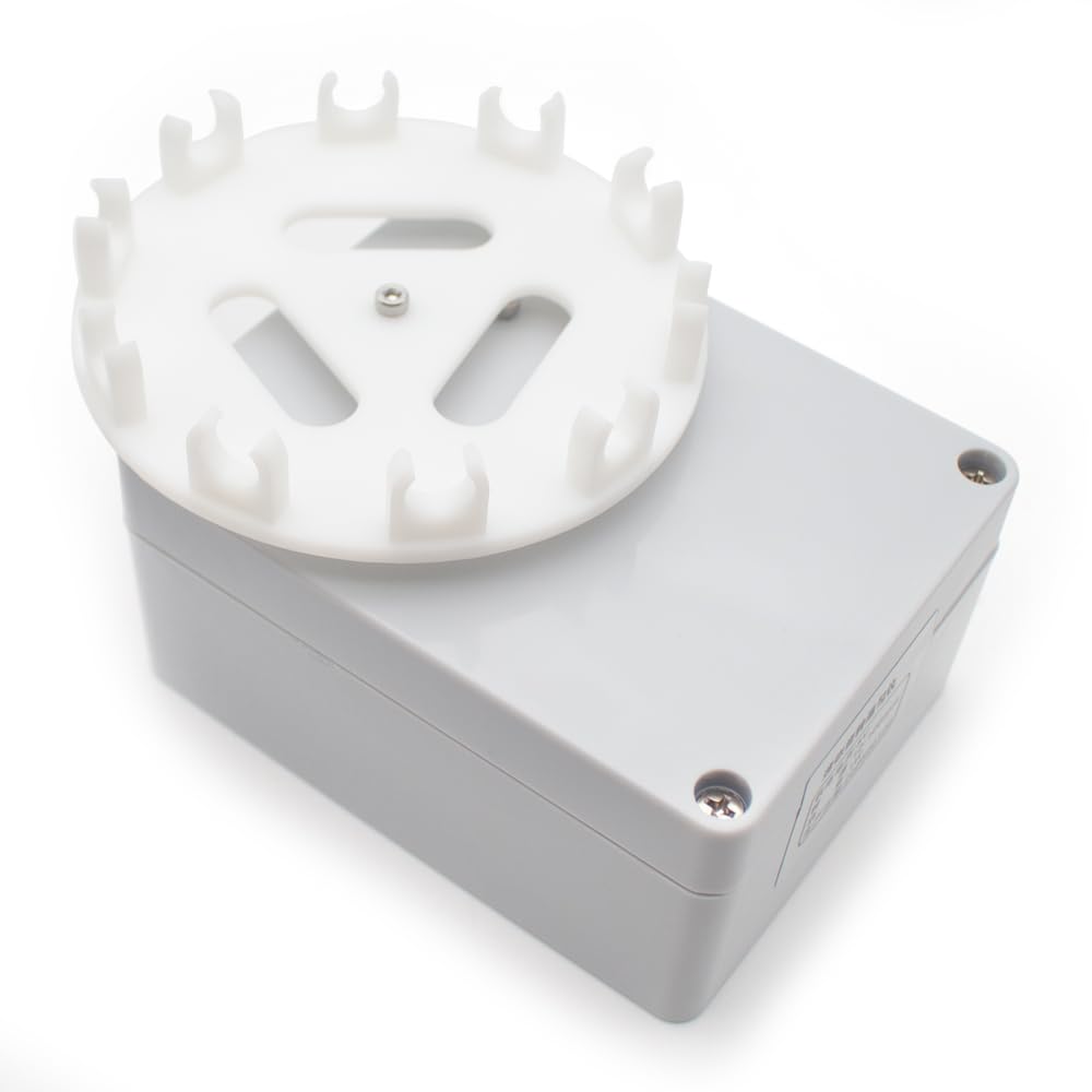 Toplionace Mini-Rotationsmischer für Den Schreibtisch – Drehzahlvariable, Reversible Drehrichtung, Rollenmischer für Proben und Zentrifugenröhrchen