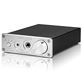 KGUSS DAC-K3 PRO USB DAC Headphone Amplifier Mini HiFi Optical/Coaxial/USB DAC Decoder Audio 24Bit 192KHz DA Converter ESS9018K2M Decoder Multifunctional Preamp Desktop Amplifier (Sliver)