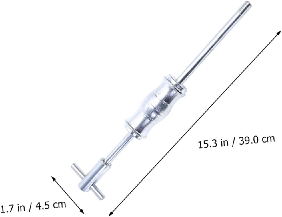 Ciieeo 9pcs Steel Inner Bearing Puller Set with Slide Hammer Bearing Extractor Removal Tool for Auto Repair and Internal Disassembly