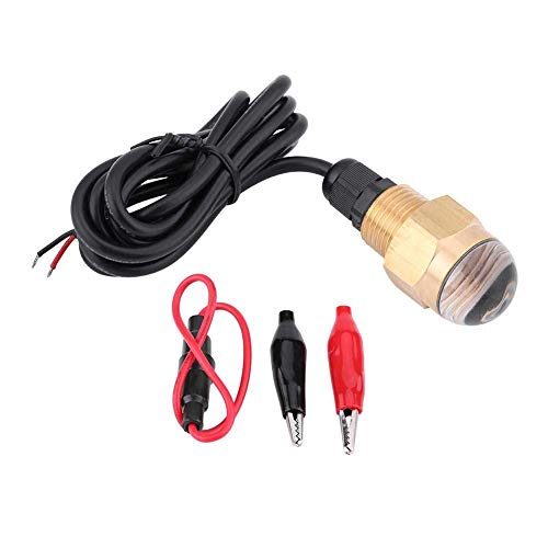 Aramox Marine Boat Underwater Light, 12V Brass...