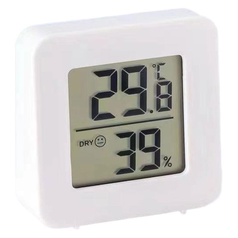 ABS Electronic Wall Mount Indoor Household Thermometer Dry Temperature Humidity Meter