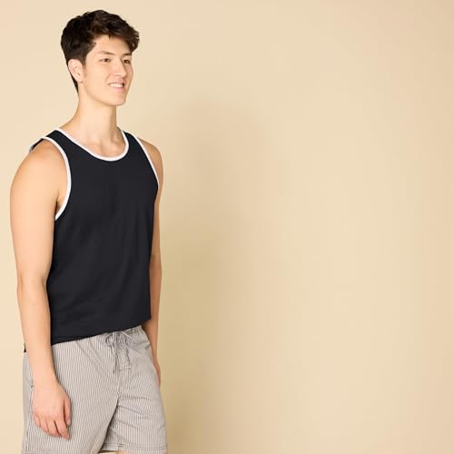Image of Amazon Essentials Men's Regular-Fit Sleeveless Tank Tops