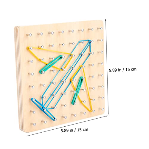 Generic 4 Conjuntos De Placa De Montessori Brinquedo De Quebra-Cabeça Uso De Madeira Para Estudantes