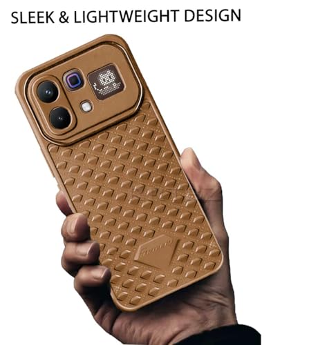 Image of Soft Back Cover Compatible with Infinix Note 60 Pro 5G - Silicone Brown